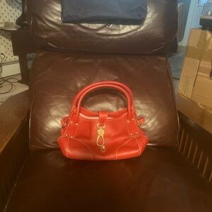 Red Leather Satchel